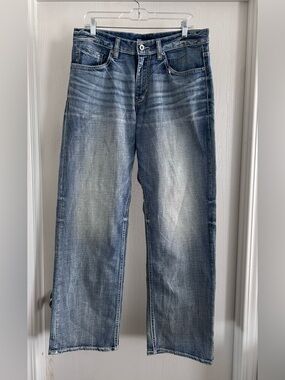 BKE | SETH Men’s Relaxed Fade-Effect Blue Jeans | Size 32 x 32